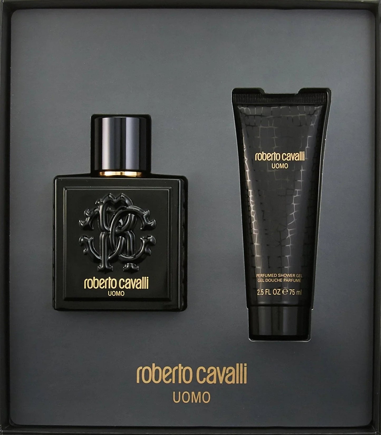 Roberto Cavalli Uomo Eau de Toilette packaging box