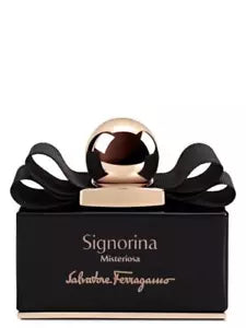 Salvatore Ferragamo Signorina Misteriosa Eau de Parfum carton and packaging