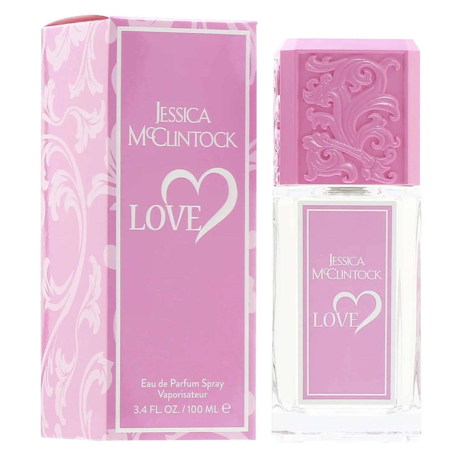 Jessica McClintock Love Eau de Parfum perfume bottle
