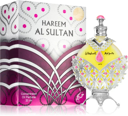Khadlaj Hareem Al Sultan Silver Perfume Oil for Unisex