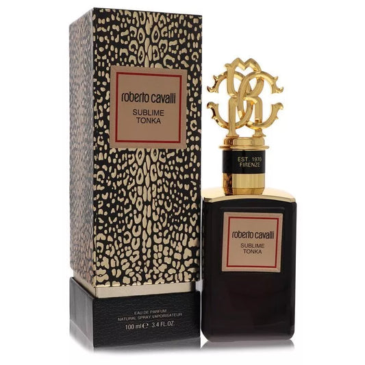 Roberto Cavalli Gold Sublime Tonka Eau de Parfum perfume bottle