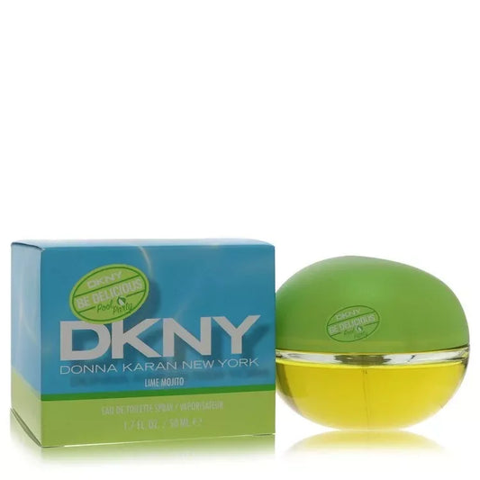 DKNY Be Delicious Pool Party Lime Mojito Eau de Toilette perfume bottle