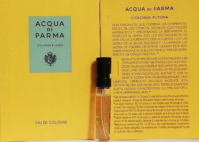 Acqua Di Parma Colonia Futura Eau de Cologne label detail