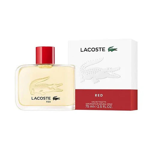 Lacoste Red Style In Play Eau de Toilette perfume bottle