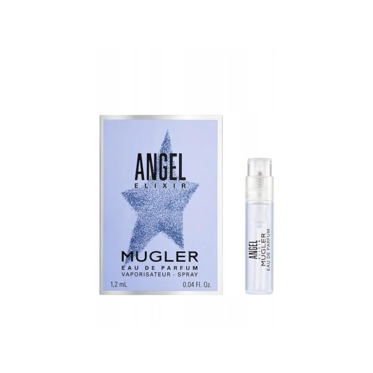 Mugler Angel Elixir Eau de Parfum bottle close-up detail