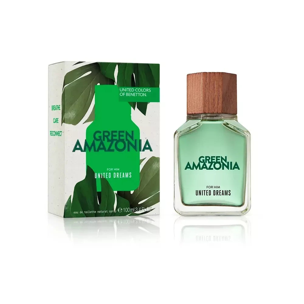 Benetton United Dreams Green Amazonia Eau de Toilette perfume bottle