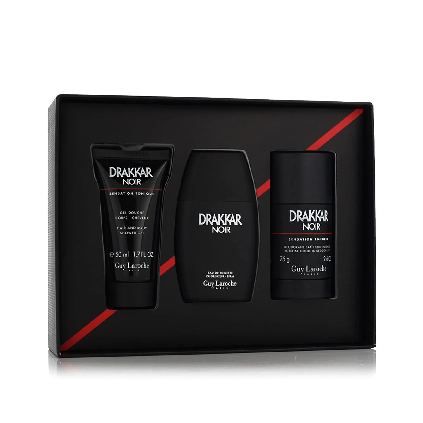Guy Laroche Drakkar Noir Eau de Toilette boxed presentation