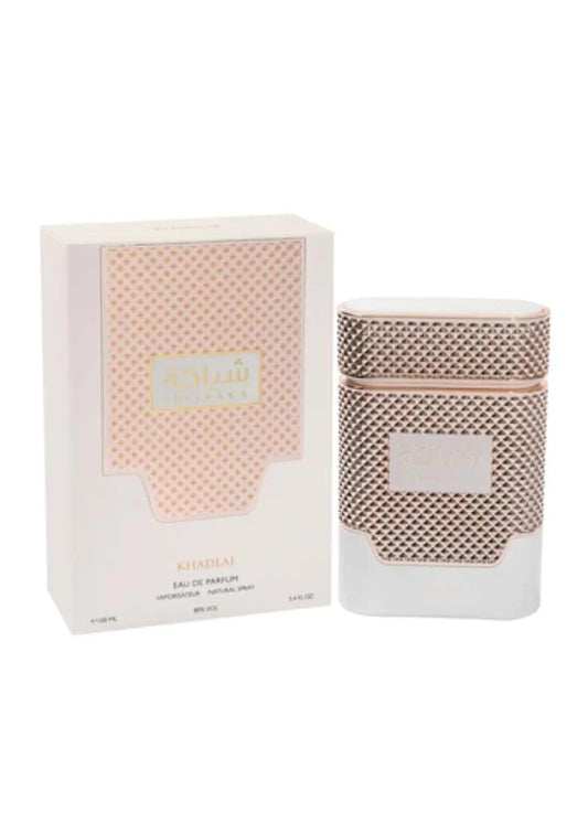Khadlaj Shiyaaka White Eau de Parfum perfume bottle