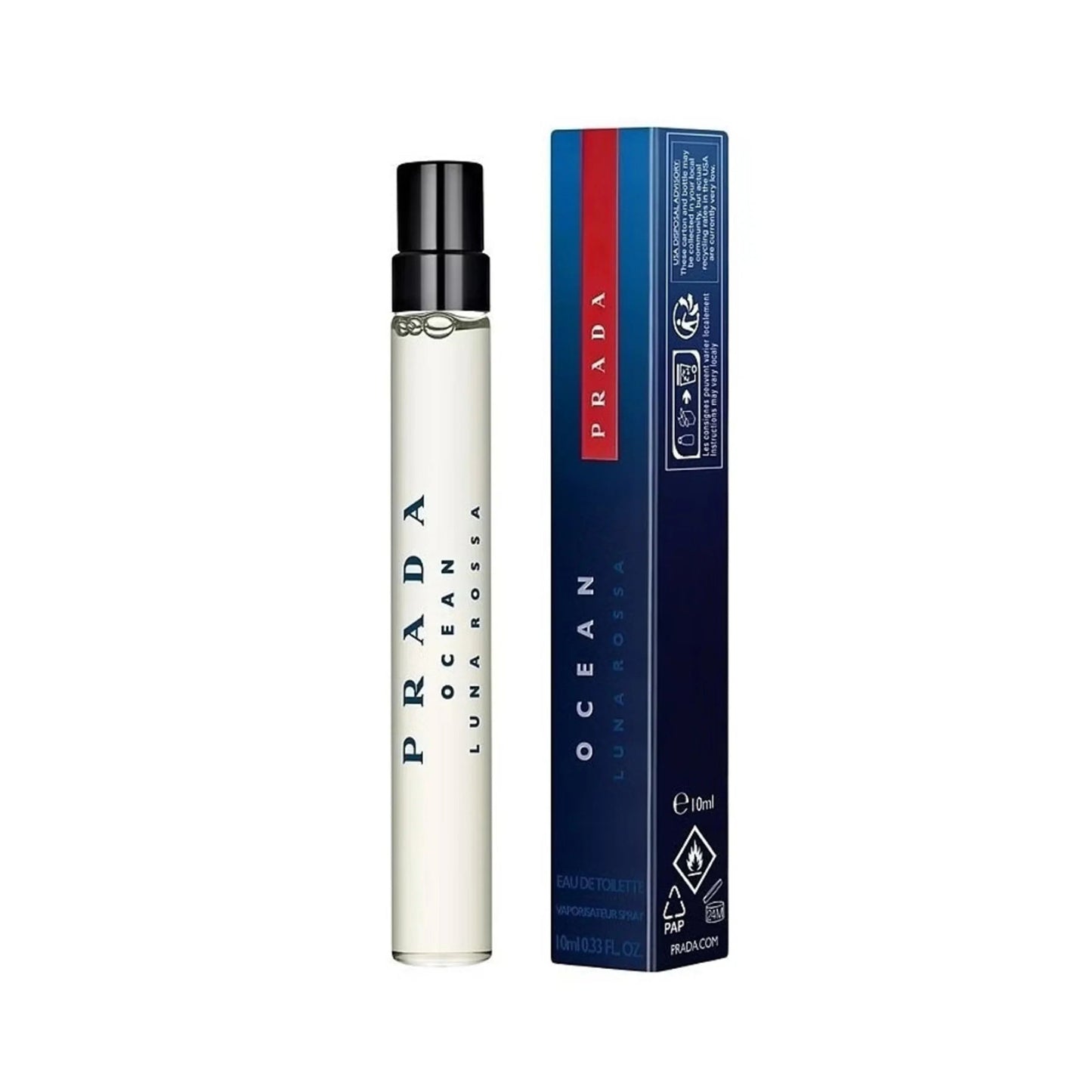 Prada Luna Rossa Ocean Eau de Toilette label detail