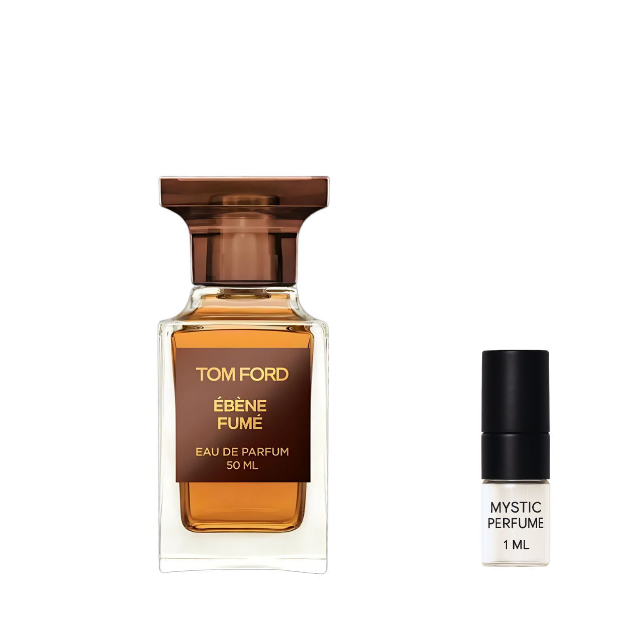 Tom Ford Ebene Fume sample vial label detail