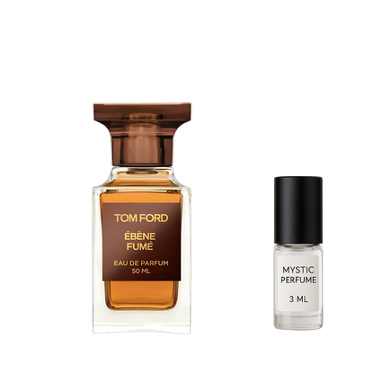 Tom Ford Ebene Fume sample vial label detail