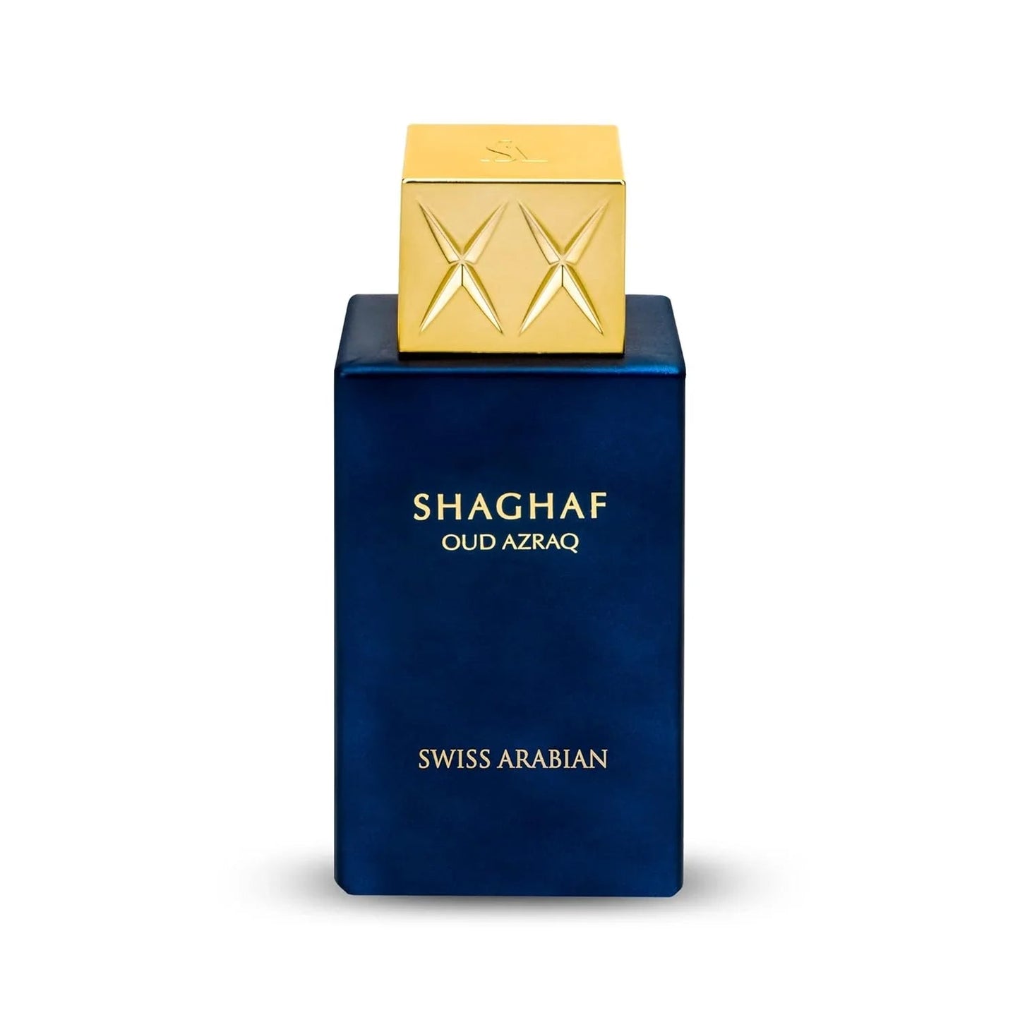 Swiss Arabian Shaghaf Oud Azraq Eau de Parfum bottle and box