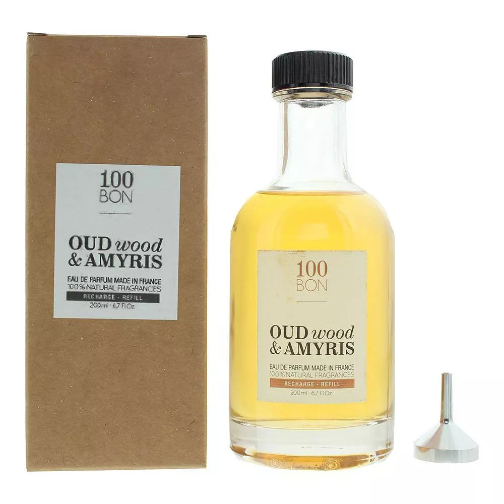 100 Bon Oud Wood & Amyris Eau de Parfum carton and packaging