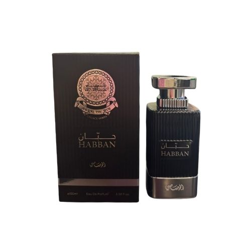 Rasasi Al Wisam Habban Eau de Parfum perfume bottle