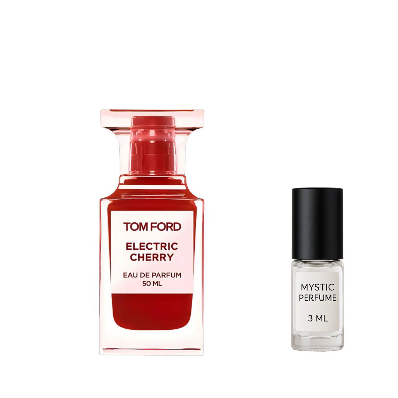Tom Ford Electric Cherry sample vial label detail