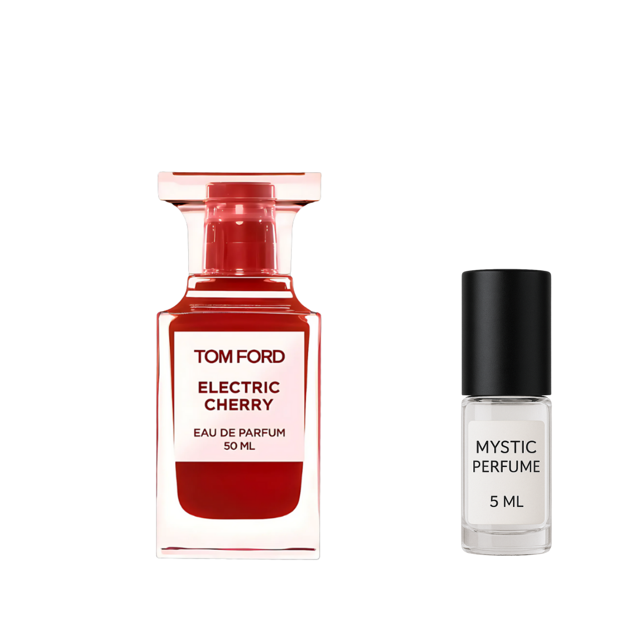 Tom Ford Electric Cherry sample vial label detail
