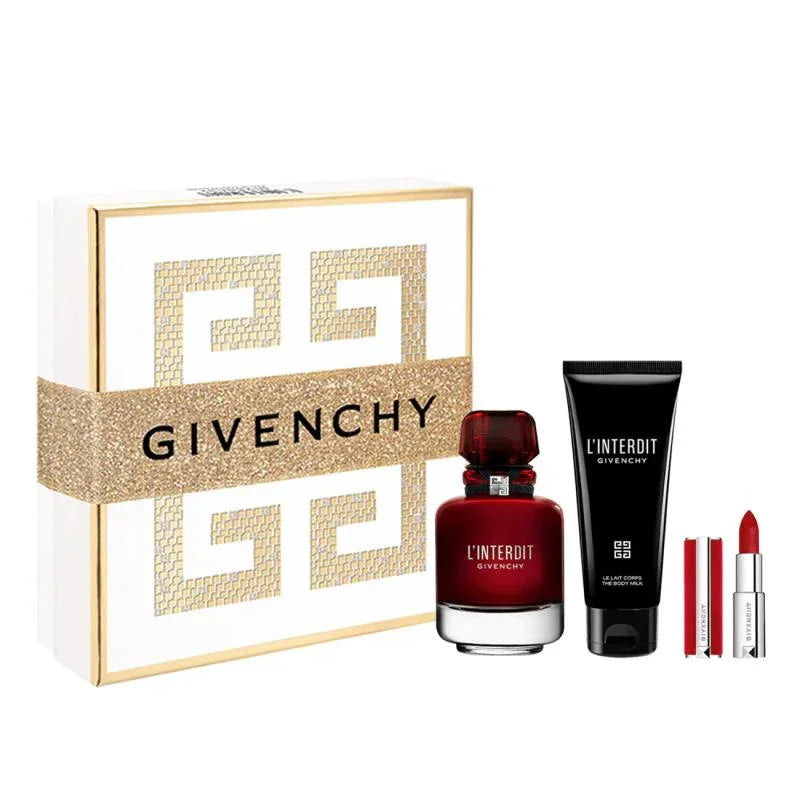 Givenchy L'Interdit Rouge Eau de Parfum bottle and box