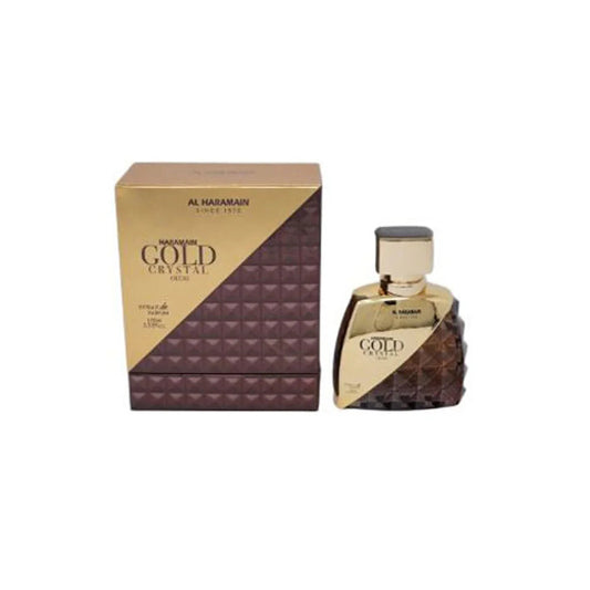 Al Haramain Gold Crystal Oudh Extrait de Parfum perfume bottle