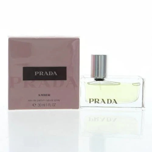 Prada Amber Eau de Parfum bottle and box