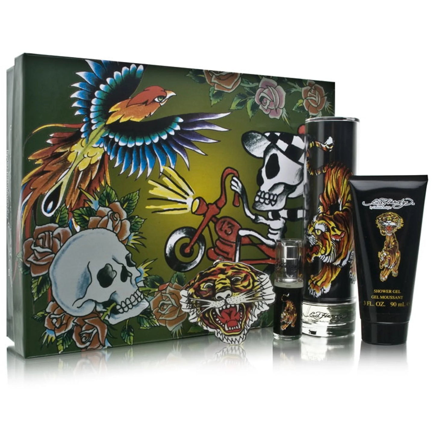 Christian Audigier Ed Hardy Eau de Toilette bottle and box