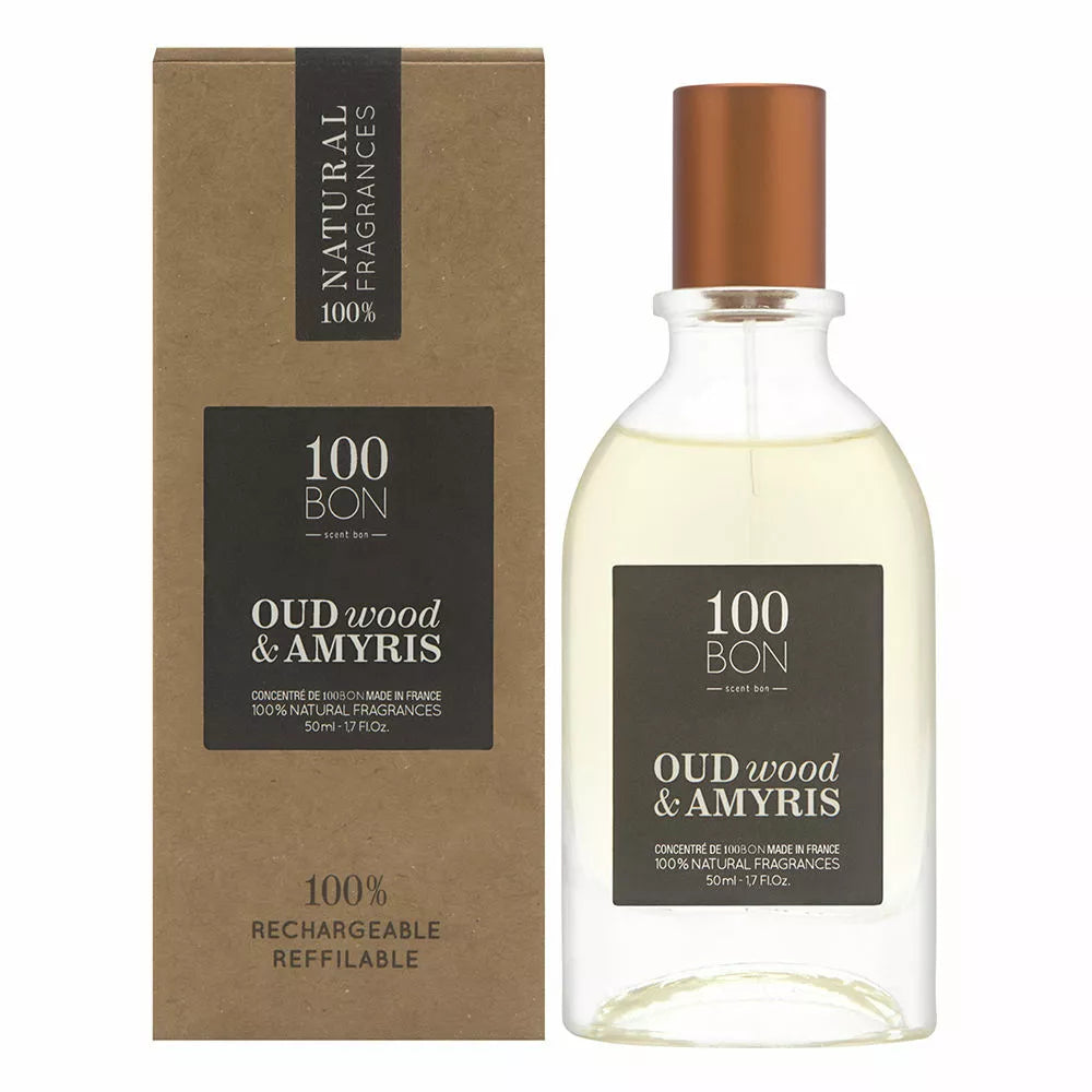 100 Bon Oud Wood & Amyris Eau de Parfum perfume bottle
