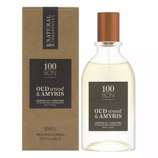 100 Bon Oud Wood & Amyris Eau de Parfum perfume bottle