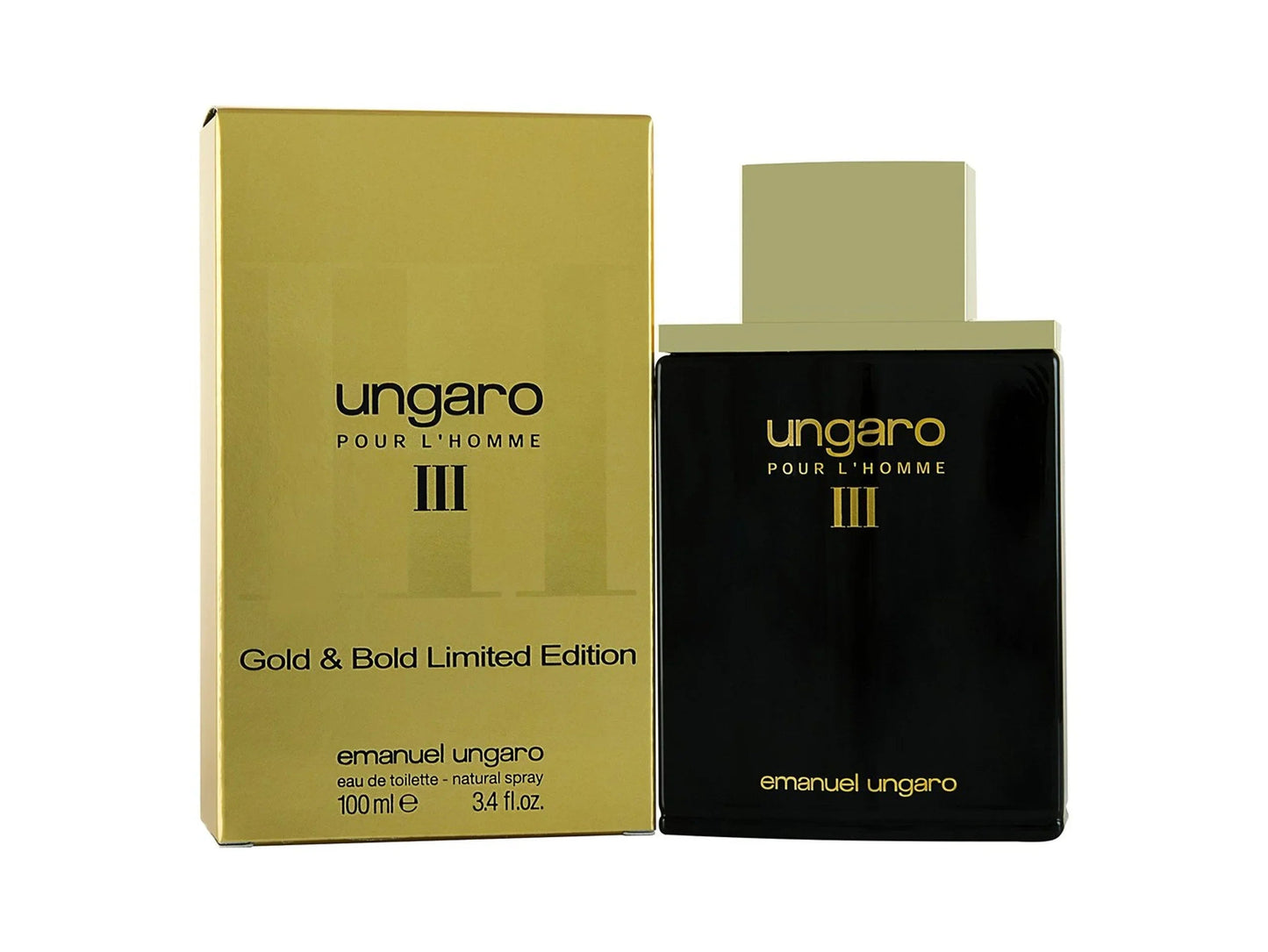 Emanuel Ungaro Ungaro III Pour L'homme Eau de Toilette packaging box