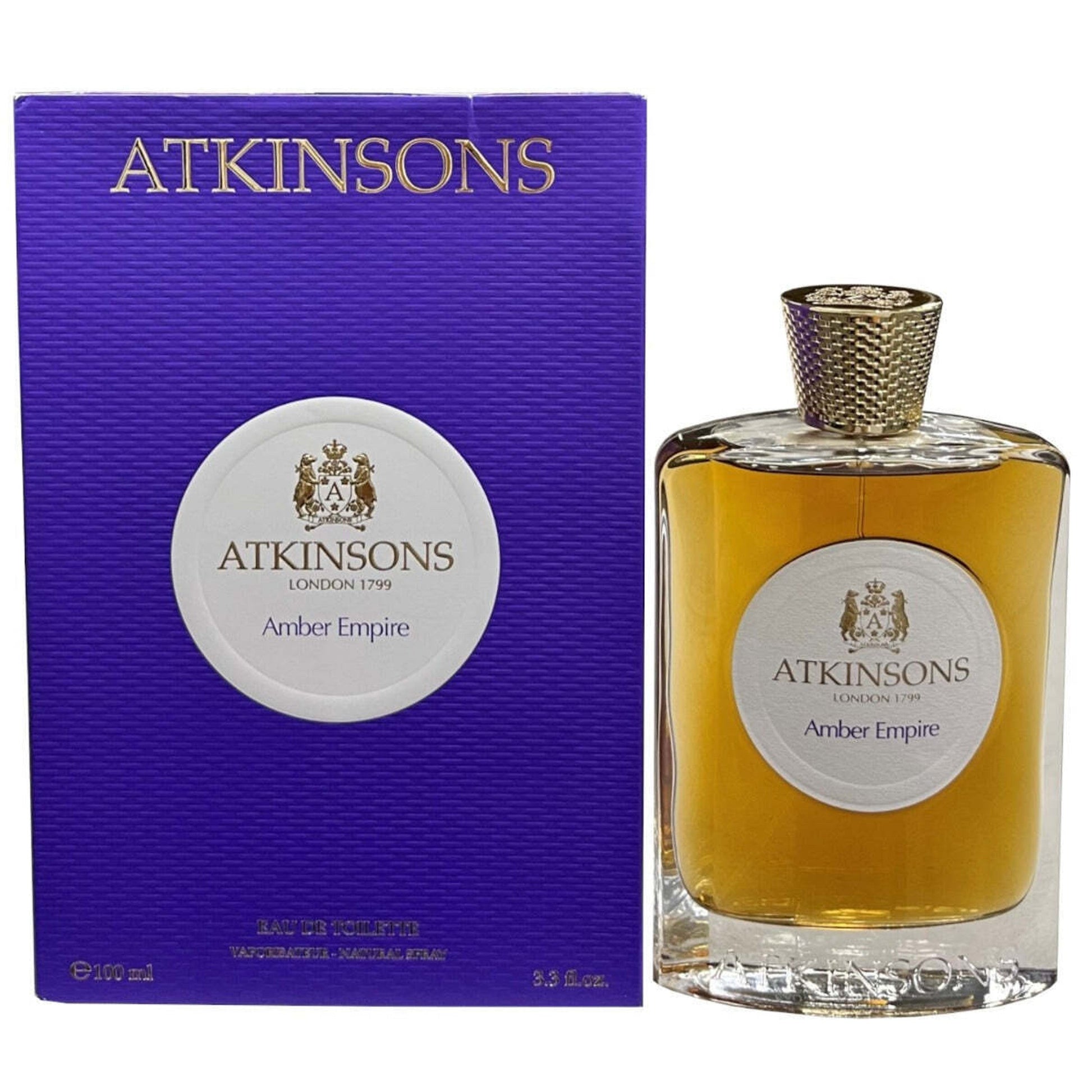 Atkinsons Amber Empire Eau de Toilette perfume bottle