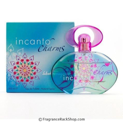 Salvatore Ferragamo Incanto Charms Eau de Toilette perfume bottle