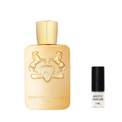 Parfums de Marly Godolphin Parfum sample vial label detail