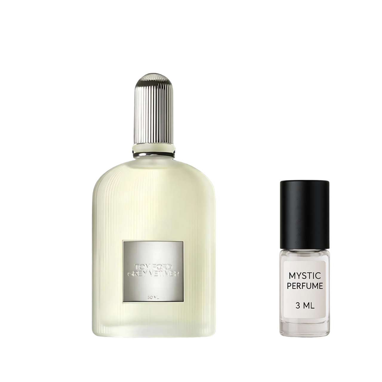 Tom Ford Grey Vetiver Eau de Parfum sample vial label detail