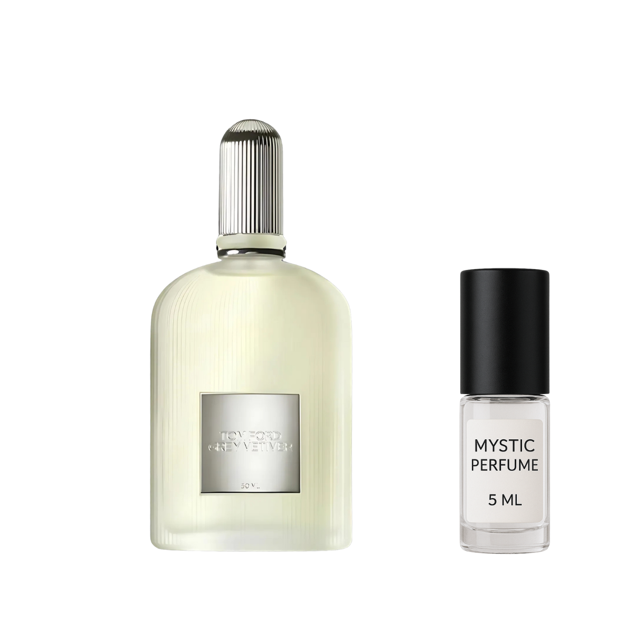 Tom Ford Grey Vetiver Eau de Parfum sample vial label detail