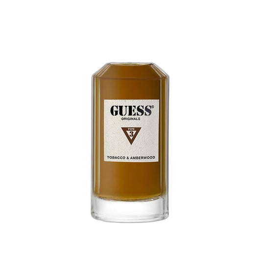 Guess Type 3 Tobacco & Amberwood Eau de Parfum perfume bottle
