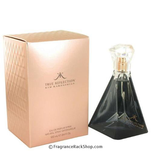 True Reflection by Kim Kardashian Eau de Parfum perfume bottle