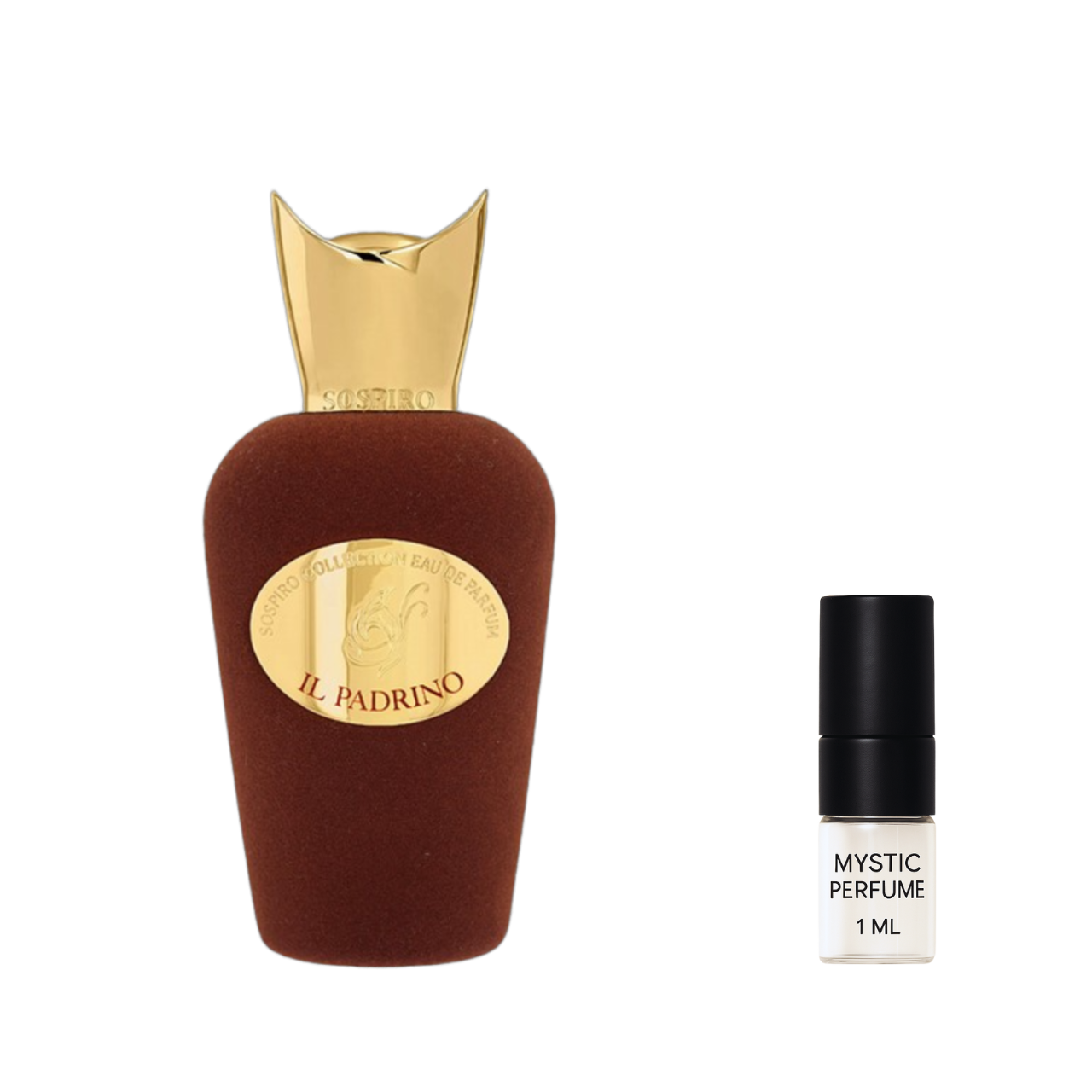 Sospiro Il Padrino sample vial label detail