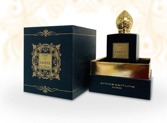 Story Of Amber Floral Unisex Extrait de Parfum perfume bottle