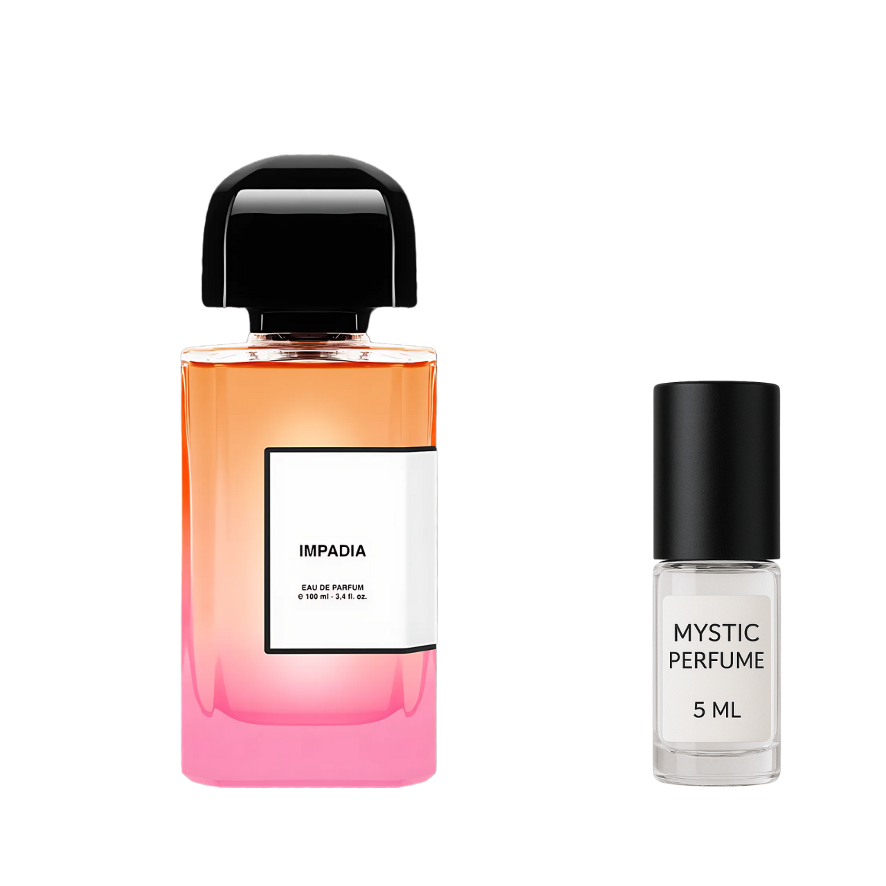 BDK Parfums Impadia Parfum sample vial label detail