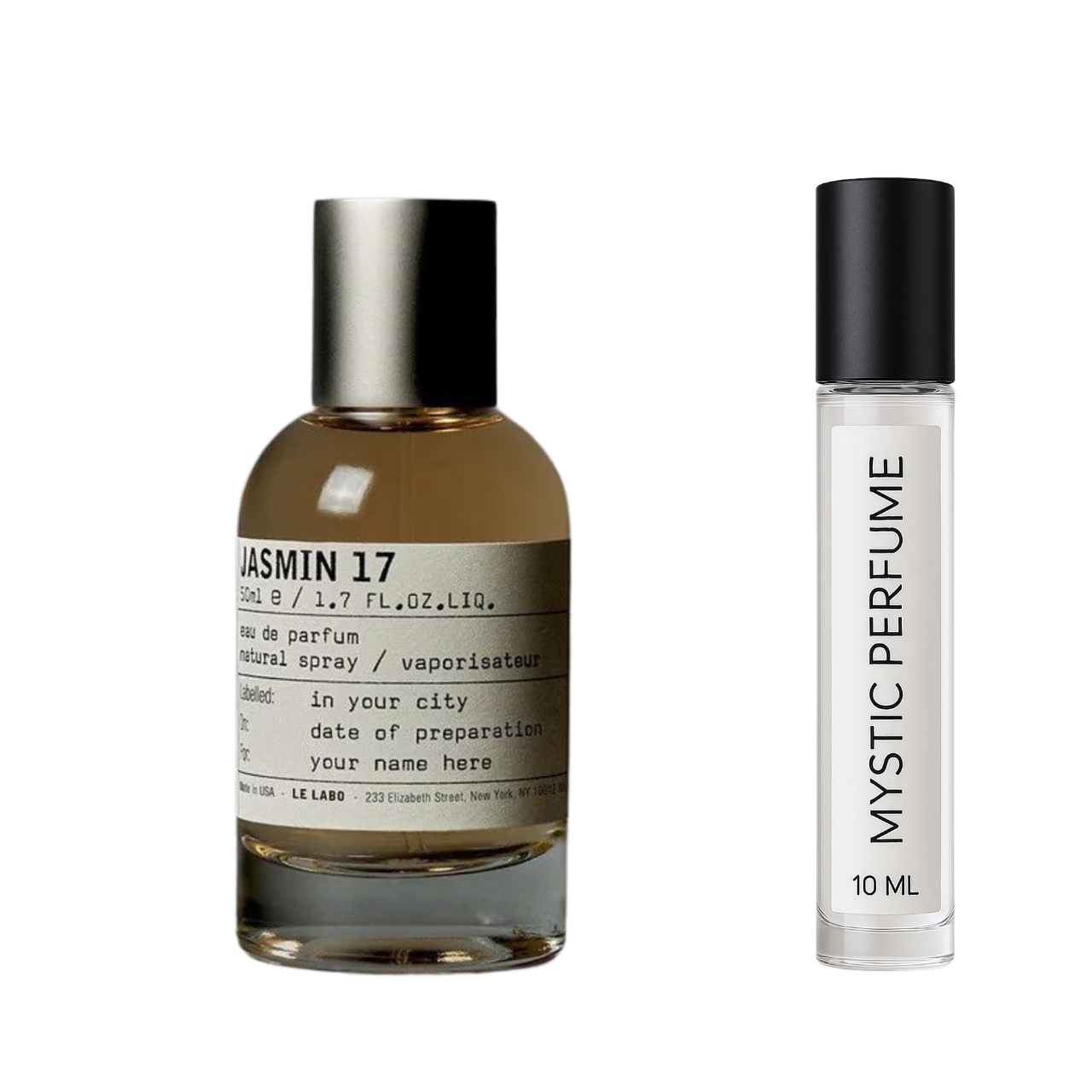 Le Labo Jasmin 17 sample vial label detail