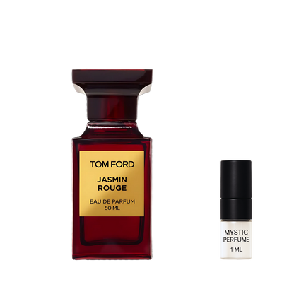 Tom Ford Jasmin Rouge sample vial label detail