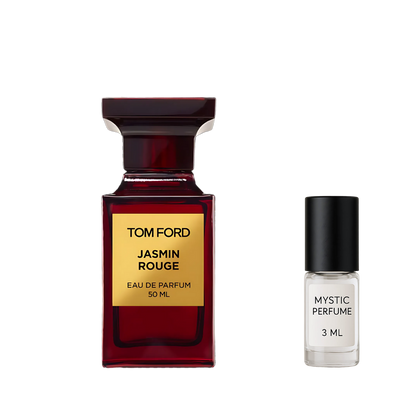 Tom Ford Jasmin Rouge sample vial label detail