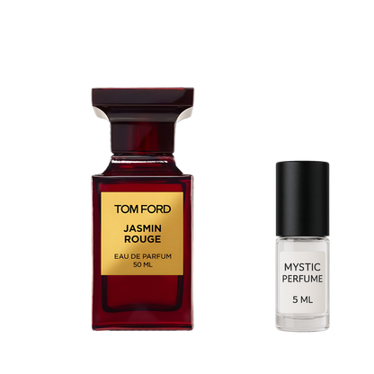 Tom Ford Jasmin Rouge sample vial label detail