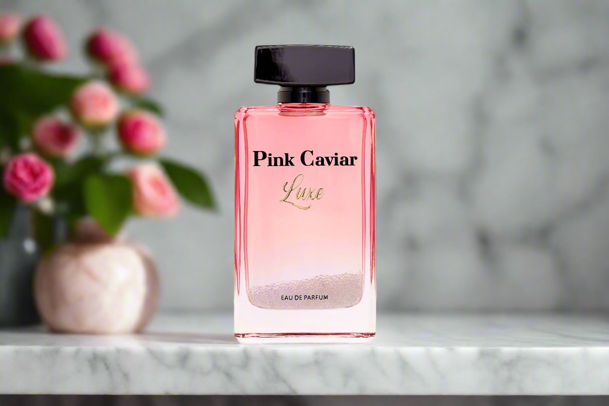 Pink Caviar Luxe Eau de Parfum bottle and box