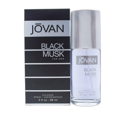 Jovan Black Musk Eau de Cologne perfume bottle