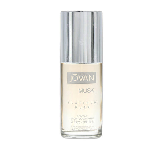 Jovan Platinum Musk Eau de Cologne perfume bottle