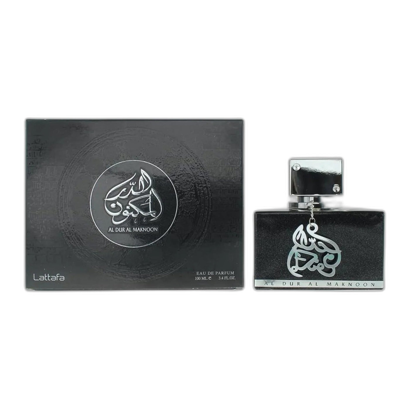 Lattafa Al Dur Al Maknoon Silver Eau de Parfum perfume bottle