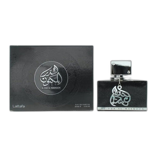 Lattafa Al Dur Al Maknoon Silver Eau de Parfum perfume bottle