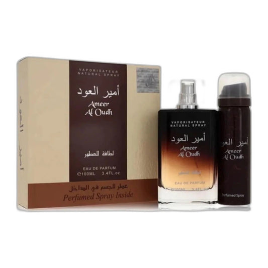 Lattafa Ameer Al Oudh Eau de Parfum perfume bottle
