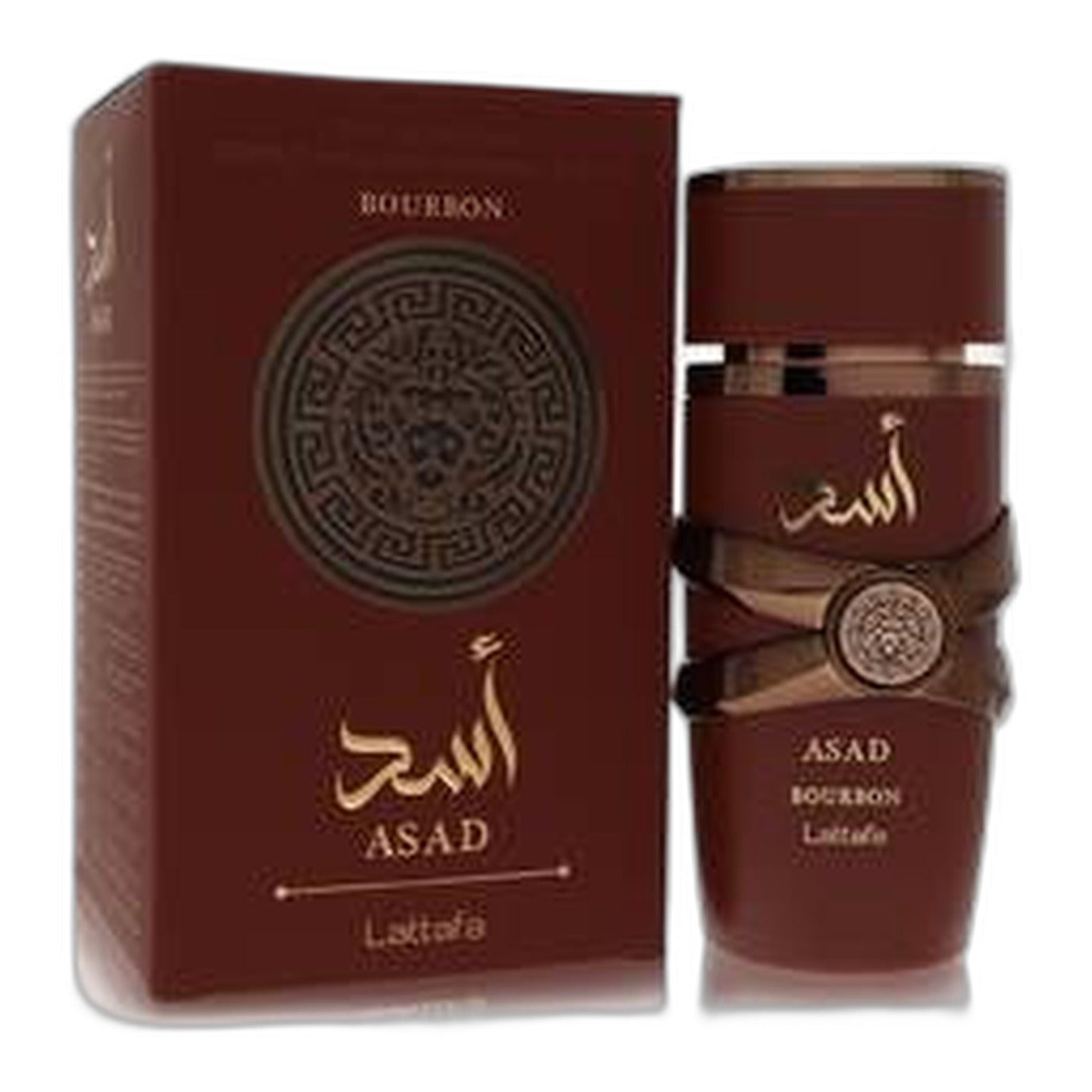 Lattafa Asad Bourbon Eau de Parfum perfume bottle