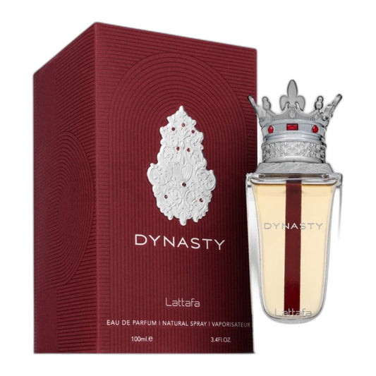 Lattafa Dynasty Eau de Parfum perfume bottle