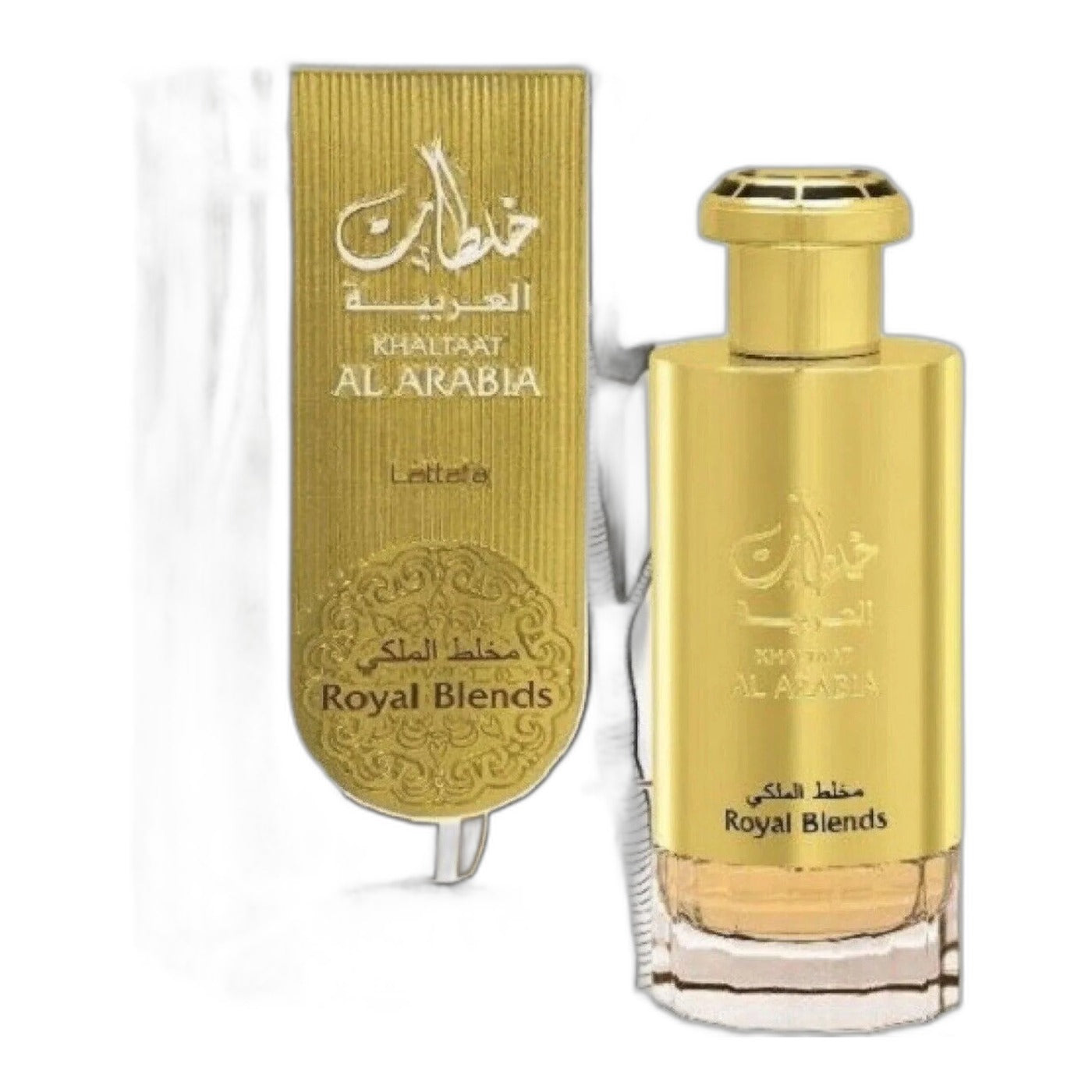 Lattafa Khaltaat Al Arabia Royal Blends Eau de Parfum perfume bottle